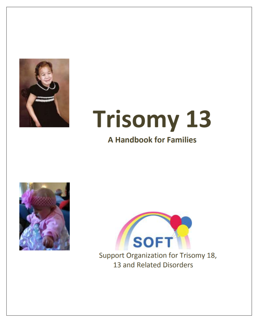 Book Cover: Trisomy 13 A Handbook for Families
